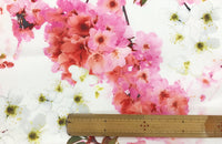 スパークサテン桜（sakura）プリント【店舗内装飾 生地 オリジナル 日本製】日暮里繊維街