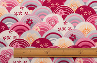【V3216】 Modèle de lame de fleurs de chirimène [japonais collant collant décoration puce de décoration de puce de puce faite au Japon] Nippori Textiles