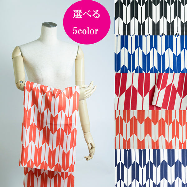 [OK200] Amnzen或Susumi Pattern Print [日式服装店店内装饰箭头日本图案日本] Nippori Textile District