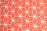 [OK 500] Amnzen Hemp's Leaf Print [Japanese Sticky Sticky Store Decoration Asano is Made of Japanese Patterned Japan] Nippori Textiles