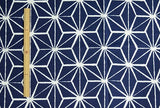 [OK 500] Amnzen Hemp Impression de la feuille [Japanest Sticky Sticky Store Decoration Asano est fabriqué à partir de Japon à motifs japonais] Nippori Textiles