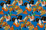 [V3204] Fisch Ukiyo-E gedruckt [Japanisch-Stil Bekleidungsgeschäft Dekoration Japanisches Muster in Japan] Nippori Textilbezirk