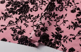 [T1050]緞面灌注花[連衣裙存放儲物製版的織物日語] Nippori紡織鎮