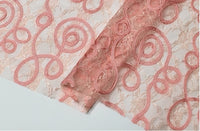 【8456-t3-5001】ラッセルレースリボン刺繍【ドレス 店舗内装飾  日本製】日暮里繊維街