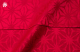 【2181SEO】麻の葉（大柄）【和装衣装 店舗内装飾 和柄 ジャガード 広幅 日本製】日暮里繊維街 生地屋 奥山